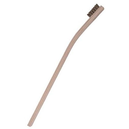 Gordon Brush 4x19 Row 0.018 Nylon Bristle 13-3/4 Curved Plastic Handle Plater's, PK12 15SSLG-12